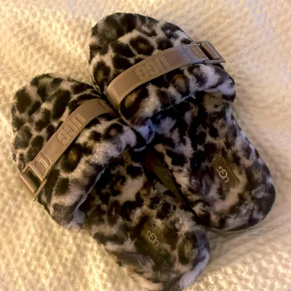 Men's Slippers Ugg Cozette Slipper Leopard Platform Leopard